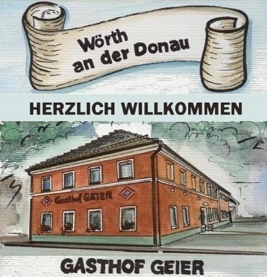 Gasthof Geier Worth an der Donau Exterior photo